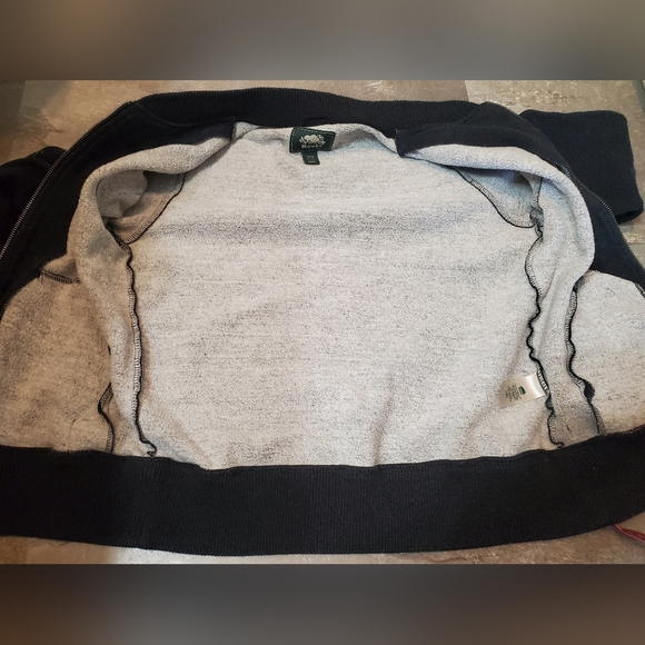 Roots Bomber Jacket. Black, A Bit Dewashed. Bit Of White. Fitted. M. Varsity. - Picture 5 of 13